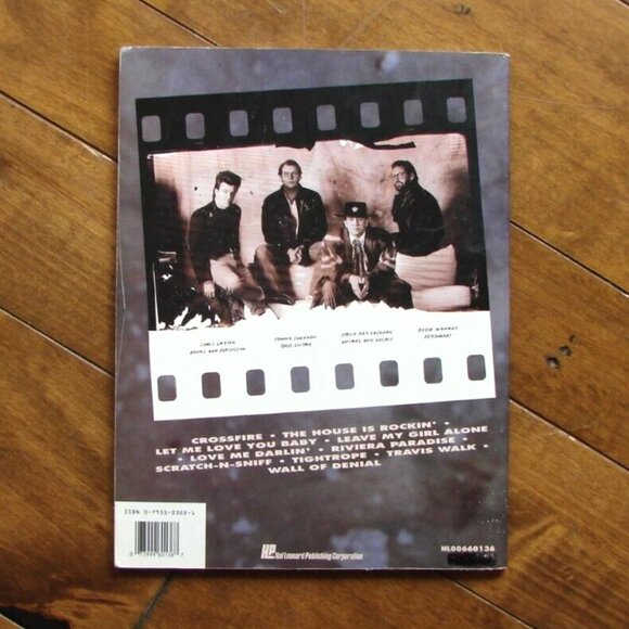 Stevie Ray Vaughan In Step Guitar Tab Songbook Sheet Music Book With Poster - Picture 7 of 7